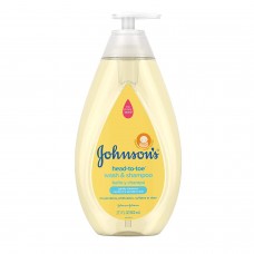 Johnson's Baby Shampoo e Sabonete Líquido Suave Head-to-Toe 800ml